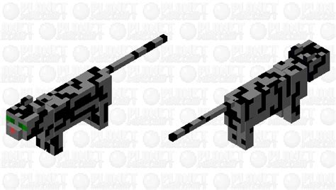 Gray Tabby Cat Minecraft Mob Skin