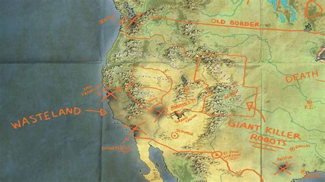 Post Apocalyptic World Map