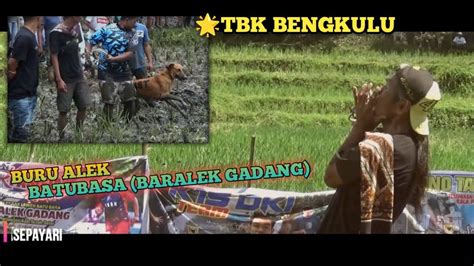 Aksi Banang Salai Dan Team Tbk Bengkulu Di Buru Alek Batubasa