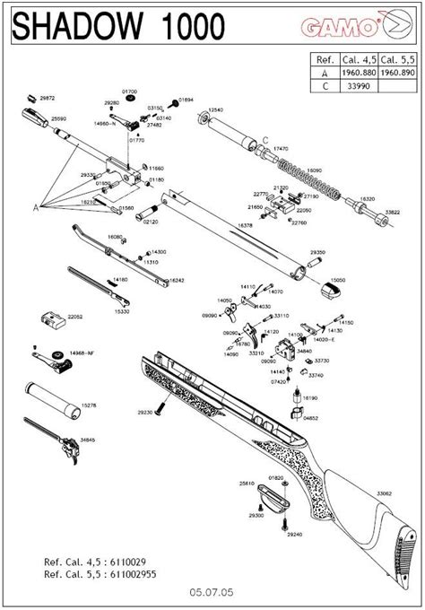 Gamo Air Rifle Parts Diagram Diagram For You | Hot Sex Picture