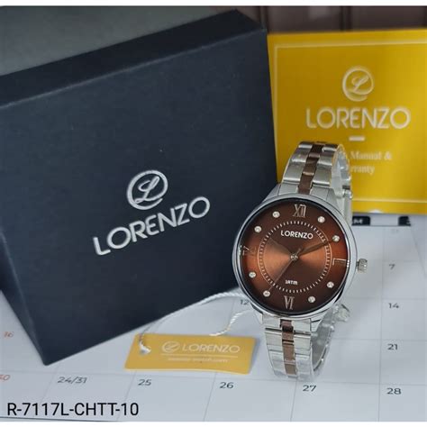 Jual Jam Tangan Wanita Lorenzo R L Rantai Romawi Original Anti Air