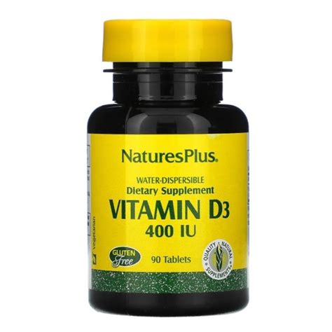 Jual Nature S Plus Vitamin D3 400 IU 90 Tablets Shopee Indonesia