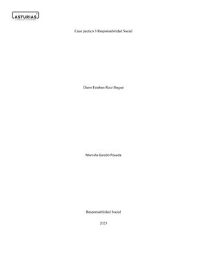 Caso Pr Ctico Responsabilidad Social Y Creaci N De Valor Compartido