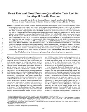 Fillable Online Hyper Ahajournals Heart Rate And Blood Pressure