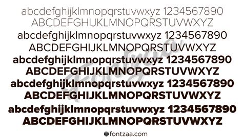 Proxima Nova Font - Fontzaa - Exclusive Fonts Library