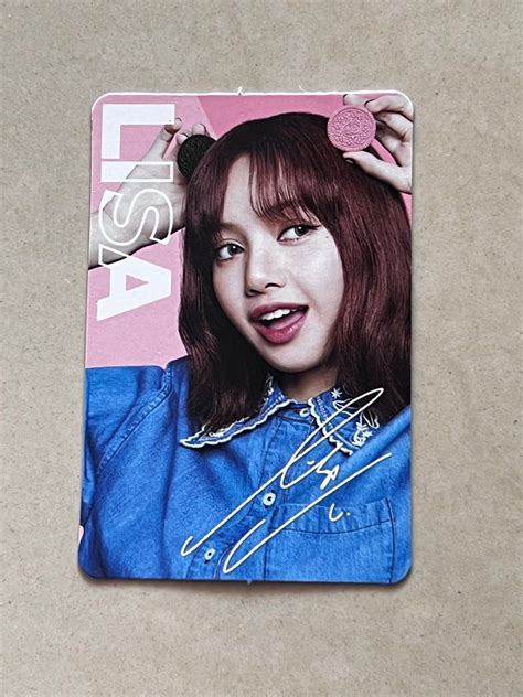 WTT WTS OREO X BLACKPINK PHOTOCARD 03 LISA Hobbies Toys