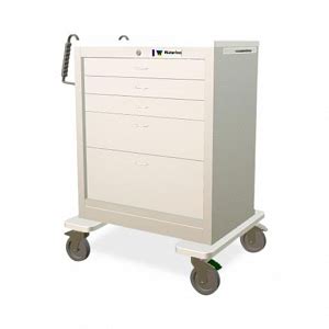 Light Grey Steel Medical Carts With Drawers Medline Industries Inc