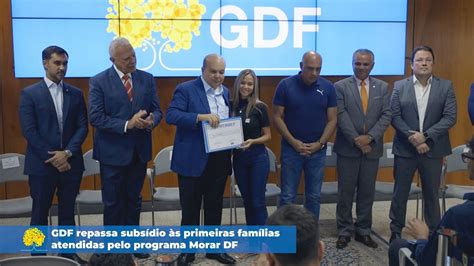 Gdf Repassa Subs Dio S Primeiras Fam Lias Atendidas Pelo Programa