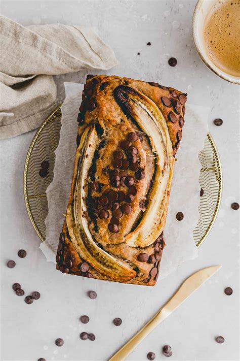 Vegan Chocolate Chip Banana Bread Aline Made