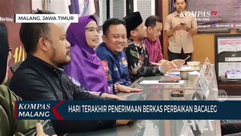 Parpol Serahkan Berkas Perbaikan Bacaleg Ke KPU Video Dailymotion