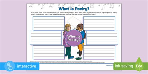 What is Poetry? Mind Map (teacher made) - Twinkl