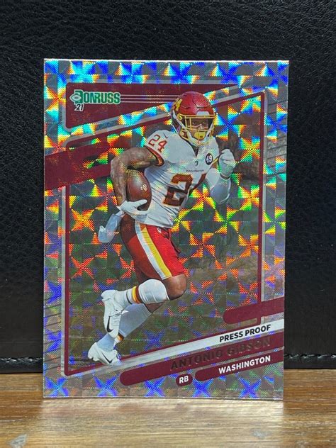 2021 Donruss ANTONIO GIBSON Washington Football 7 HYPER PRIZM PRESS