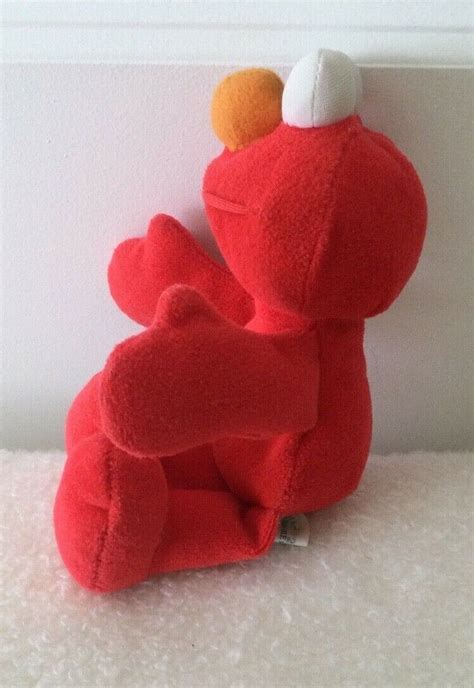 Vintage 1997 Sesame Street Jim Henson Tyco Elmo Plush 8 Inchesrare