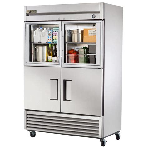 True T 49 2 G 2 55 Combination Half Door Reach In Refrigerator With