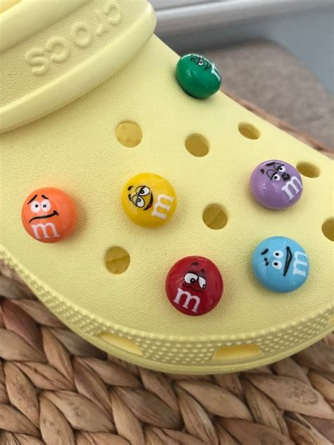 Peanut M M Croc Charms Etsy Canada Croc Charms Crocs Croc Jibbitz