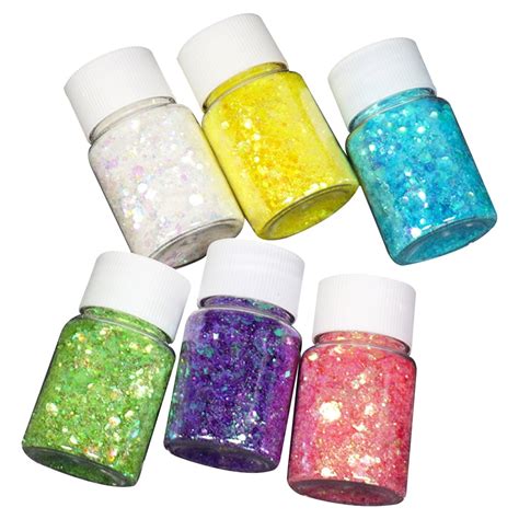 Colors Arts Craft Glitter Mixed Ultra Fine Powder Sequins For Resin