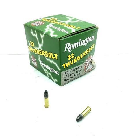 Remington Thunderbolt Hv 22 Lr 40 Grain Lrn Ammunition Approx 500 Rounds Sfrc