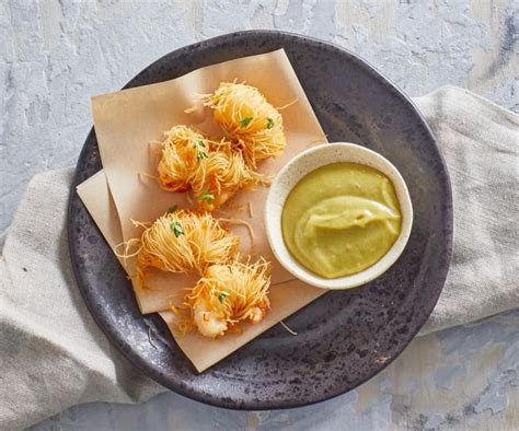 Gamberi In Pasta Kataifi E Maionese Al Wasabi Cookidoo La