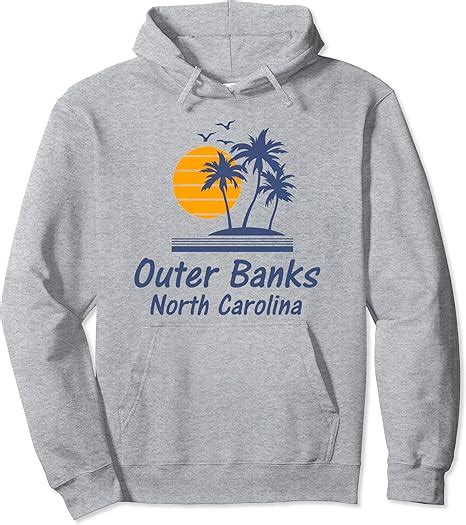 Outer Banks North Carolina Obx Nc Beach Vacation Pullover Hoodie