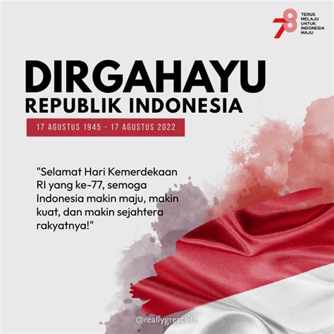 Dirgahayu Republik Indonesia Template Postermywall