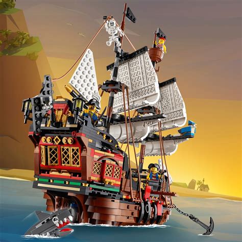 Lego Creator In Pirate Ship Toy Pirates Inn Island