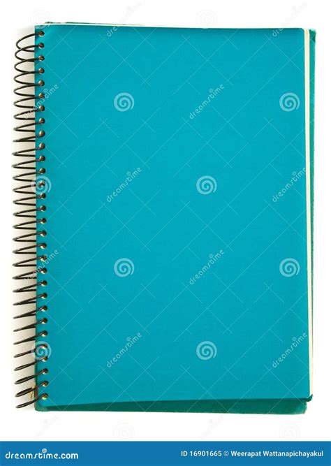 Green Spiral Notebook Royalty Free Stock Photo Image 16901665