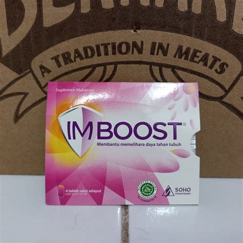 Jual Imboost Suplemen Makanan 1 Strip Isi 4 Tablet Shopee Indonesia