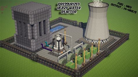 Pressurized Heavy Water Reactor Tutorial Hbm S Ntm Minecraft Youtube