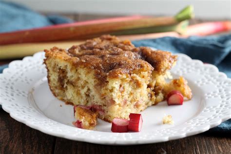 Double Crumb Rhubarb Coffee Cake Chocolate With Grace