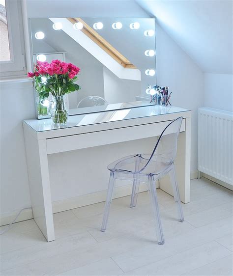 Best White Dressing Table Ikea Bedroom Corner Wall Shelves