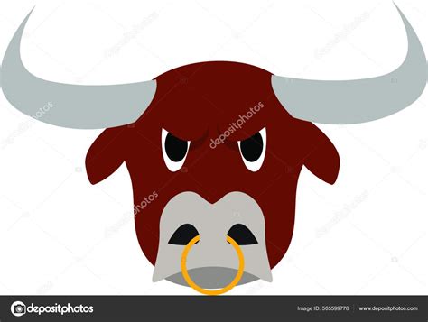 Icono Cabeza Vaca Dibujo Animado Del Vector Cabra Toro Ilustraci N