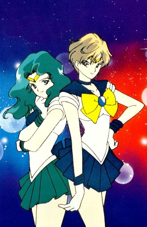 Sailor Uranus and Neptune | Sailor uranus, Sailor neptune, Sailor