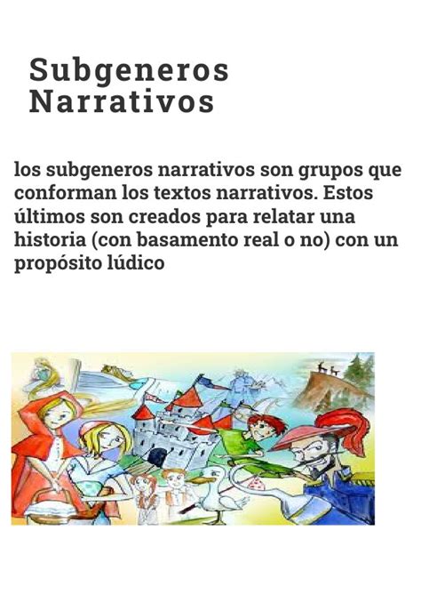 Los Subgeneros Narrativos By Samuel Romero Flipsnack