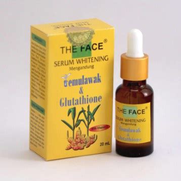 Jual The Face Temulawak Whitening Serum With Glutathione Ml Shopee