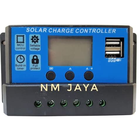 Jual Paket Hemat Solar Panel Surya Wp Controller A Aki V