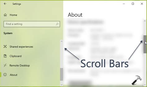 How To Enable Or Disable Automatically Hide Scroll Bars In Windows