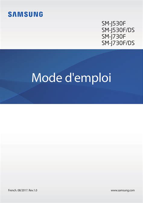 Mode D Emploi Samsung A