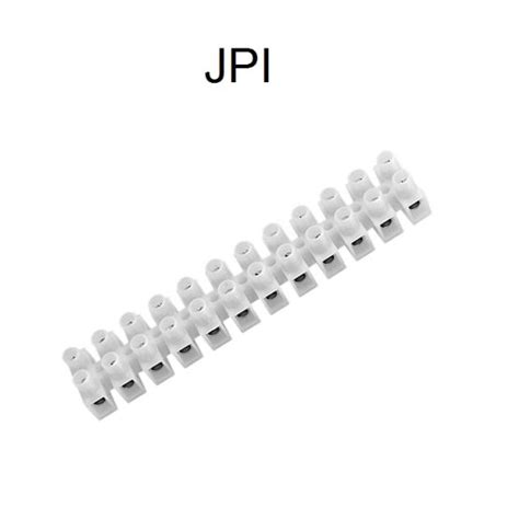 Jpi Wire Terminal Pvc Connector Strip 15a 12way Pack Of 20 Pcs Automation And Controls