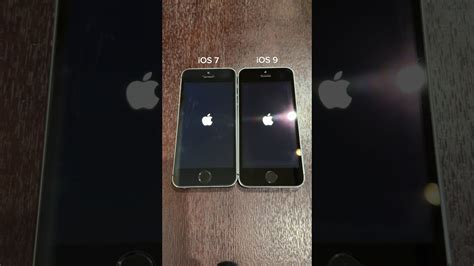 Iphone 5s On Ios 7 Vs Ios 9 Boot Up Test Shorts Iphone5s Ios7 Ios9 Youtube