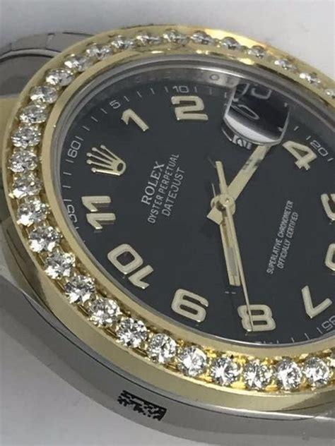 Rolex Datejust 41mm Aftermarket Diamond Bezel Luxify Marketplace