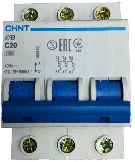 A Pole Miniature Circuit Breaker Kaic V Din Rail Type Mcb