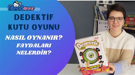 Dedektif Kutu Oyunu Nasıl Oynanır Faydaları Nelerdir YouTube