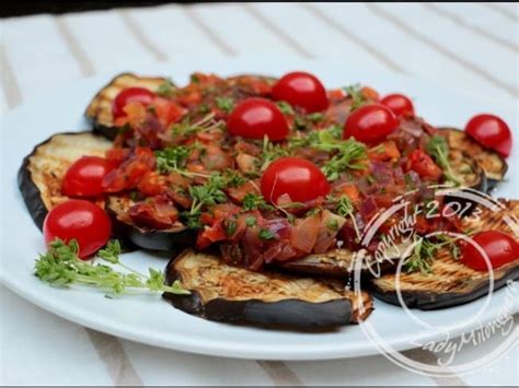 Salade Daubergine Et Tomate Recette Par Happy Papilles