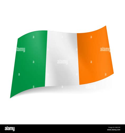 Orange White And Green Flag