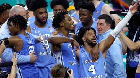 North Carolina Tar Heels Advance To Men S Basketball National Final