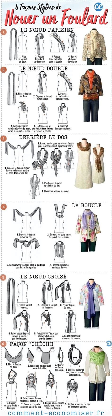 6 Façons Super Stylées de Nouer Son Foulard