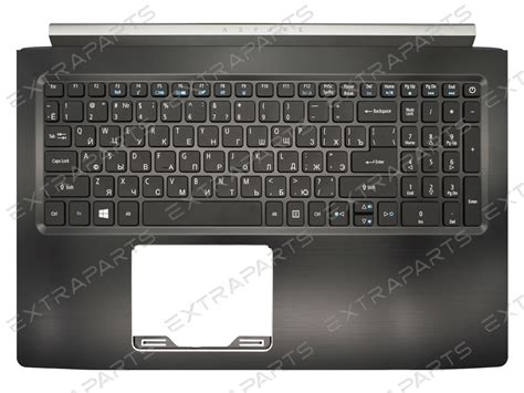 Клавиатура Acer Aspire 7 A715-71G топ-панель черная: Клавиатуры для ...