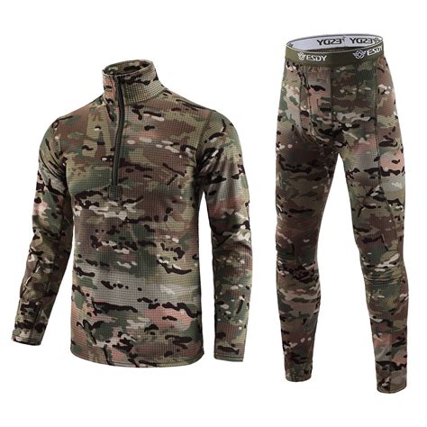 Men S Thermal Underwear Set For Extreme Winter Hunting Cold Top