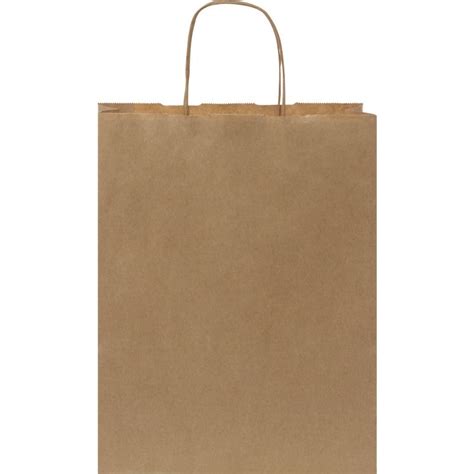 80g Brown Kraft Paper Bag With Twisted Handles