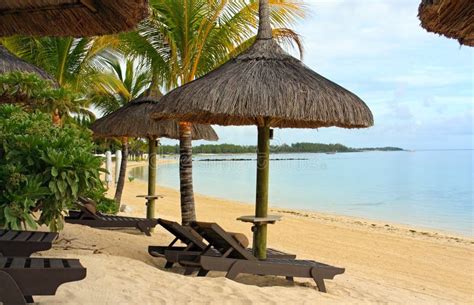 Mauritius resort beach stock image. Image of tourism - 12317815